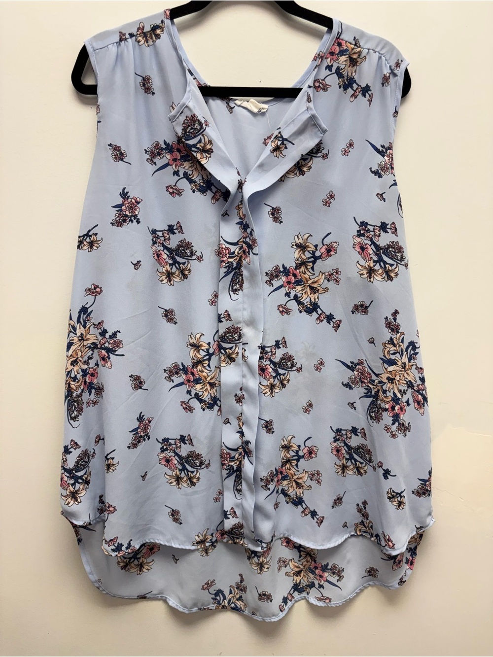 4 for $25 💙 Warehouse One Floral Sleeveless Blouse – Size 3X 💙